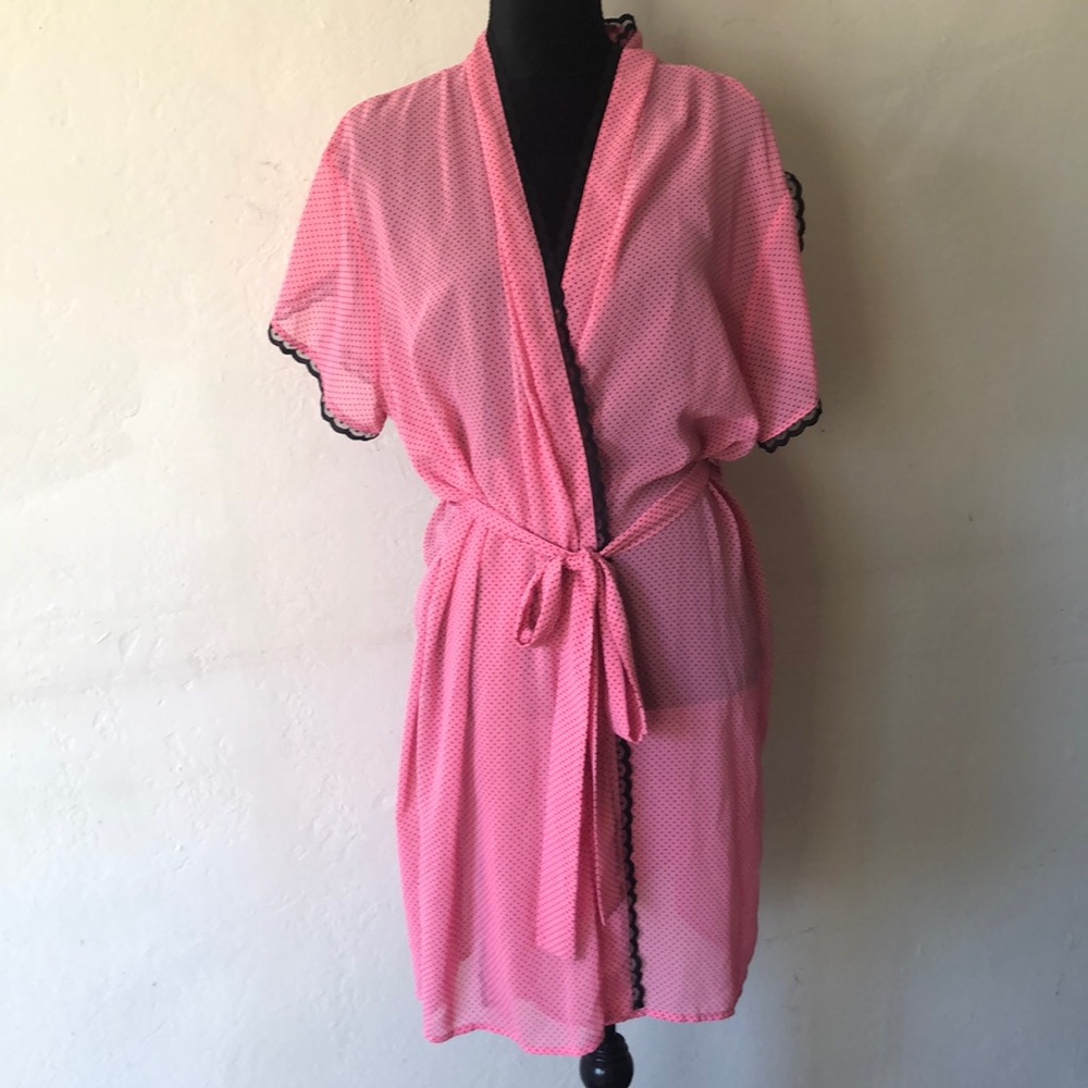 Vintage Lucy Pereda Sheer Night Robe Size XL